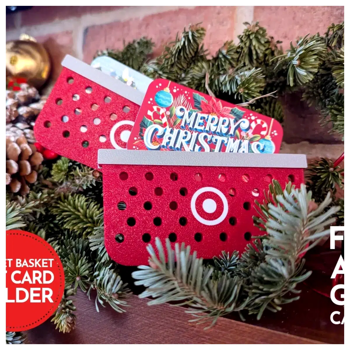 bullseye gift card holder desktop organizer acrylic rack for store retail