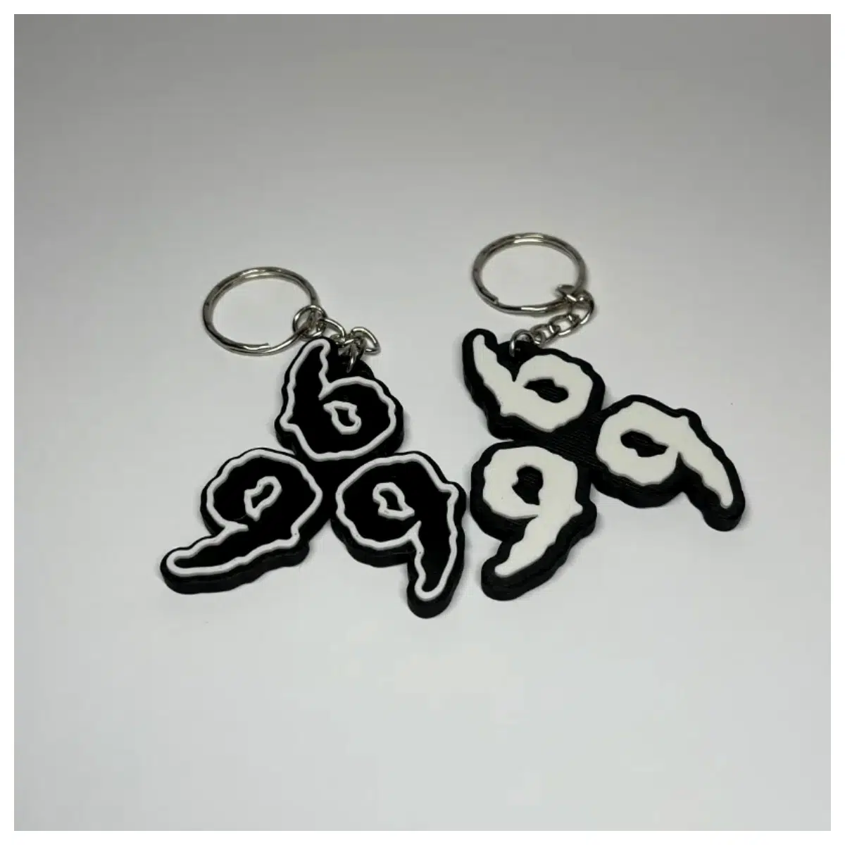 999 Keychain Car Decoration Hanging Accessory Car Parts Key Chain Connector Auto Modification Keyring Accessories