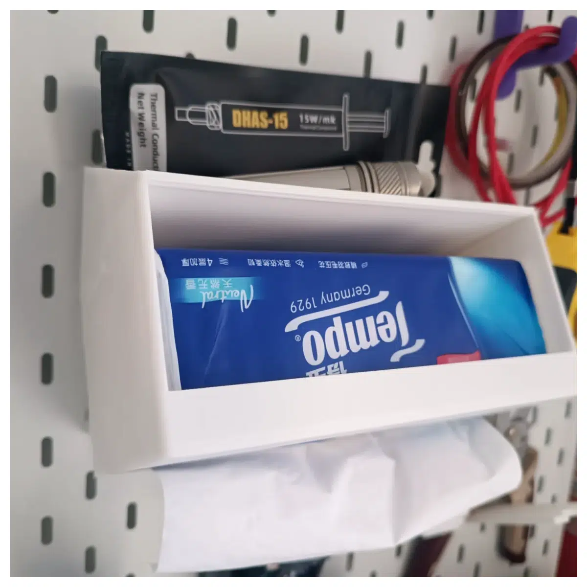 Napkin Box Nailboard Style Paper Box Paper Storage Stationery Accessories Paper Packaging