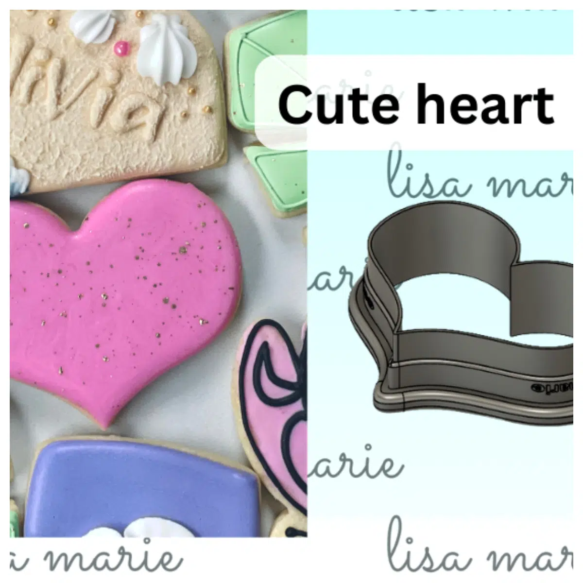 Mini Cookie Cute Cartoon DIY Baking Tool Create Small Treats Birthday Party Decorations 4 inch