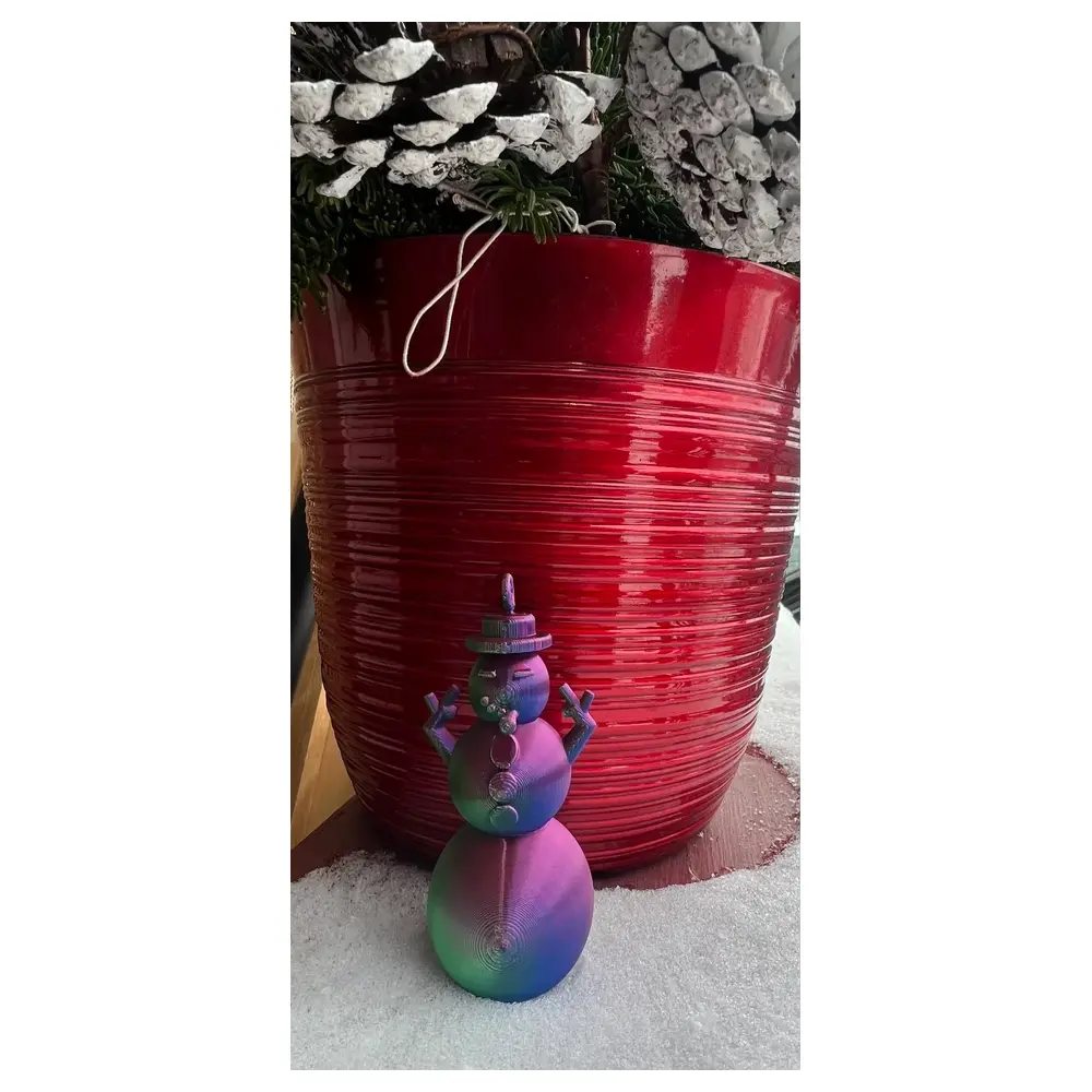 Slow Melting Snowman Decoration Christmas Figurine Holiday Gift Christmas Toy Snowman