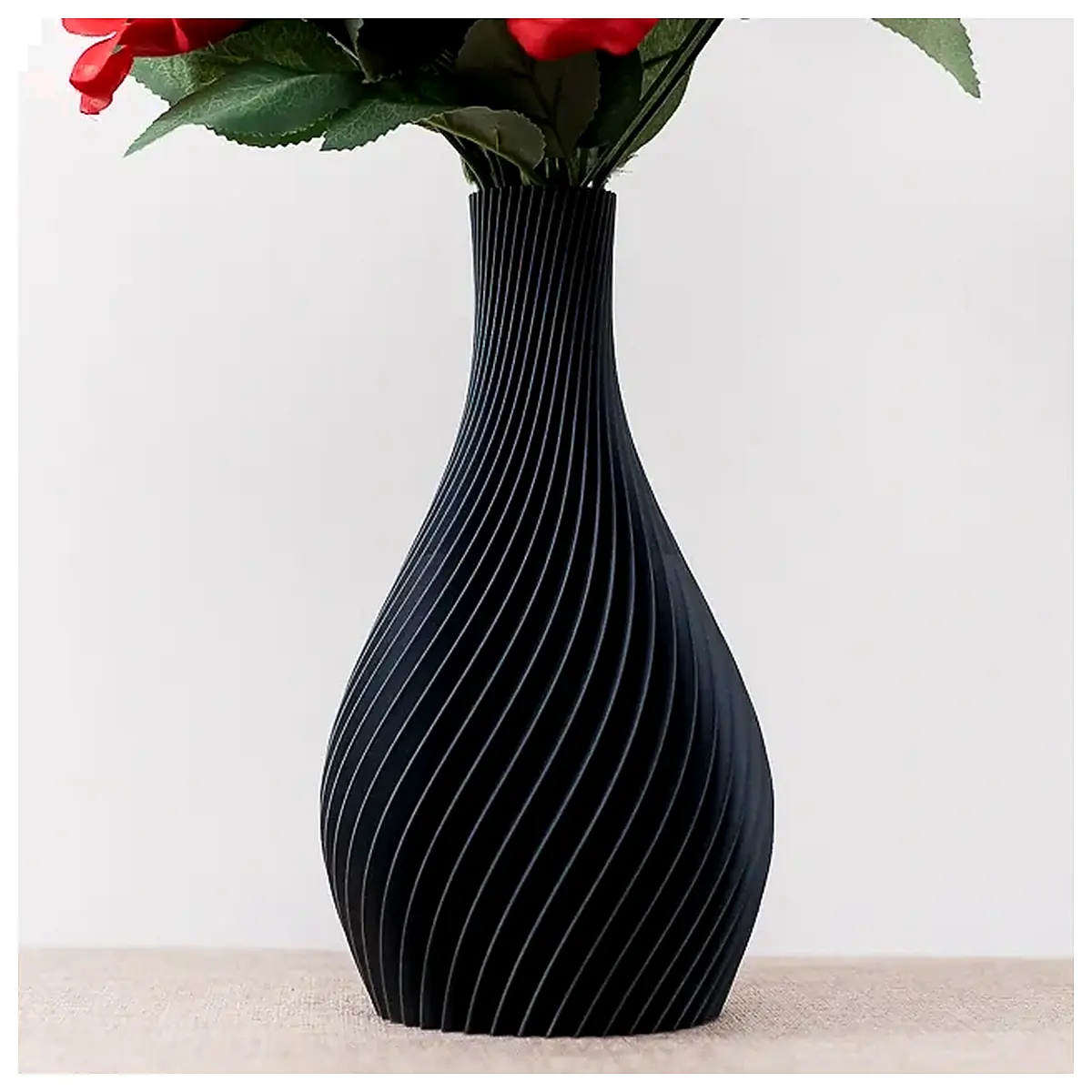 Tornado Vase Rotating Art Home Decor Wind Direction Decor Minimalist Design Creative Display Vase Parts Accessories