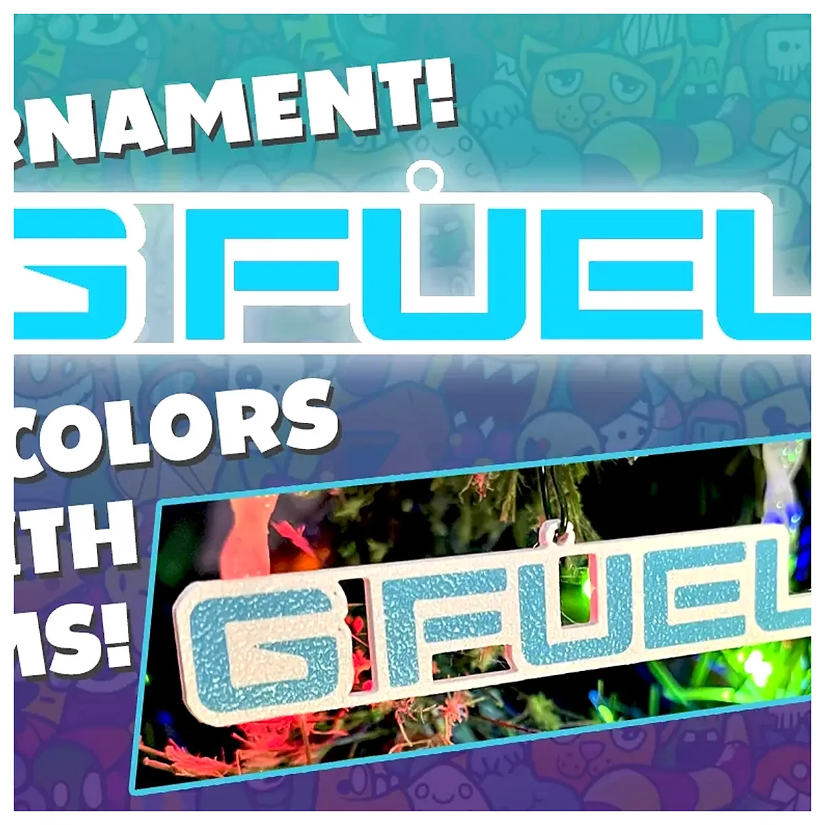 G FUEL Energy Christmas Ornaments Energy Drink Accessories Festive Gifts Coffee Mugs Energy Boost