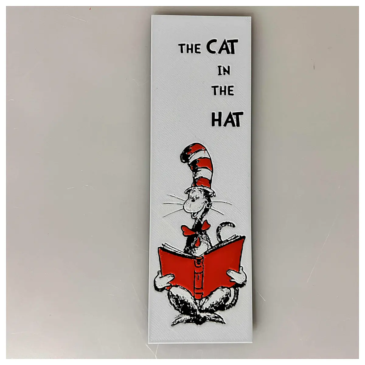 Bookmark Dr Suess Cat in the Hat Children s Book Story Toy Memorabilia Collectible