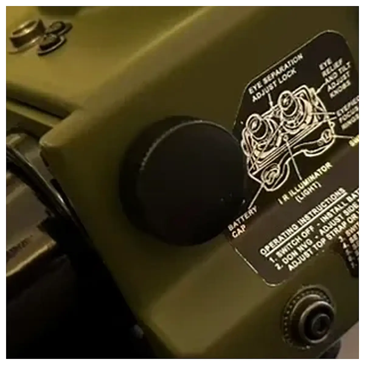 Ecto Goggles Side Knob Ghost Hunting Electronic Eye Spectral Analysis Side Rotation Detection Gear