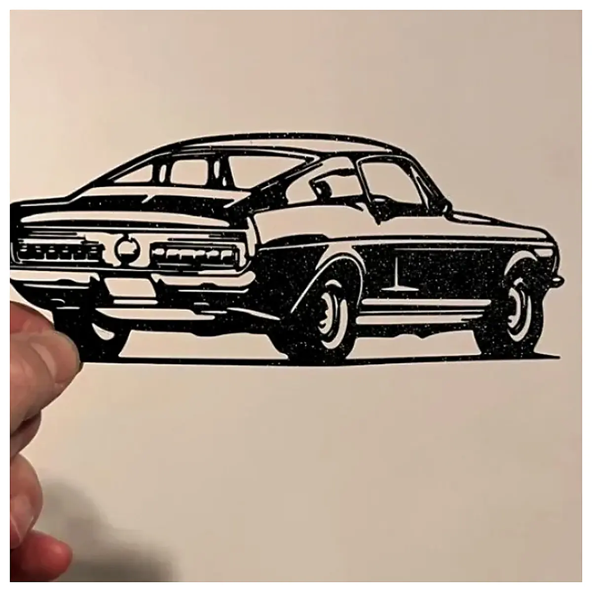Car Wall Art Mustang Decor Car Accessories Automotive Art Car Decorations Parts Supplies