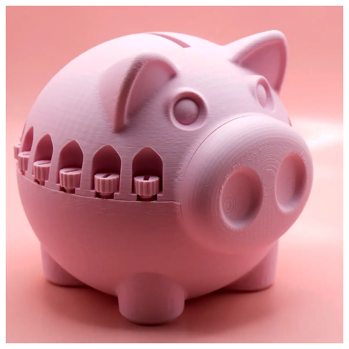 3D Printed Piggy Bank Parts Repair Maintenance Spare Parts Mechanical Parts Accessories