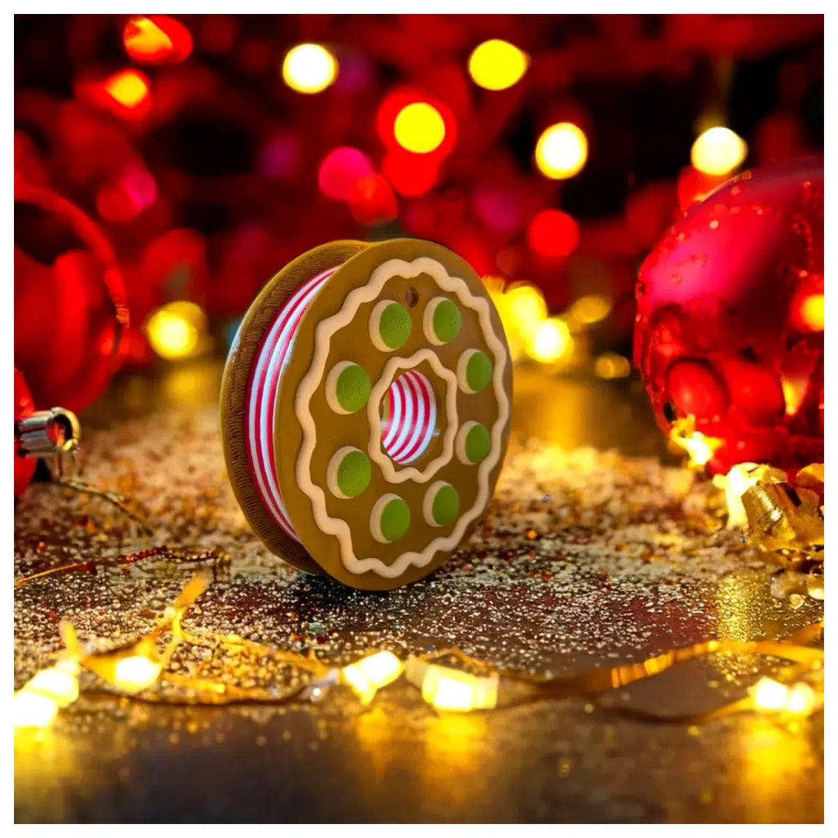 Gingerbread Man Ornaments Christmas Decorations Festive Balls Candy Ornaments Christmas Gift Decor