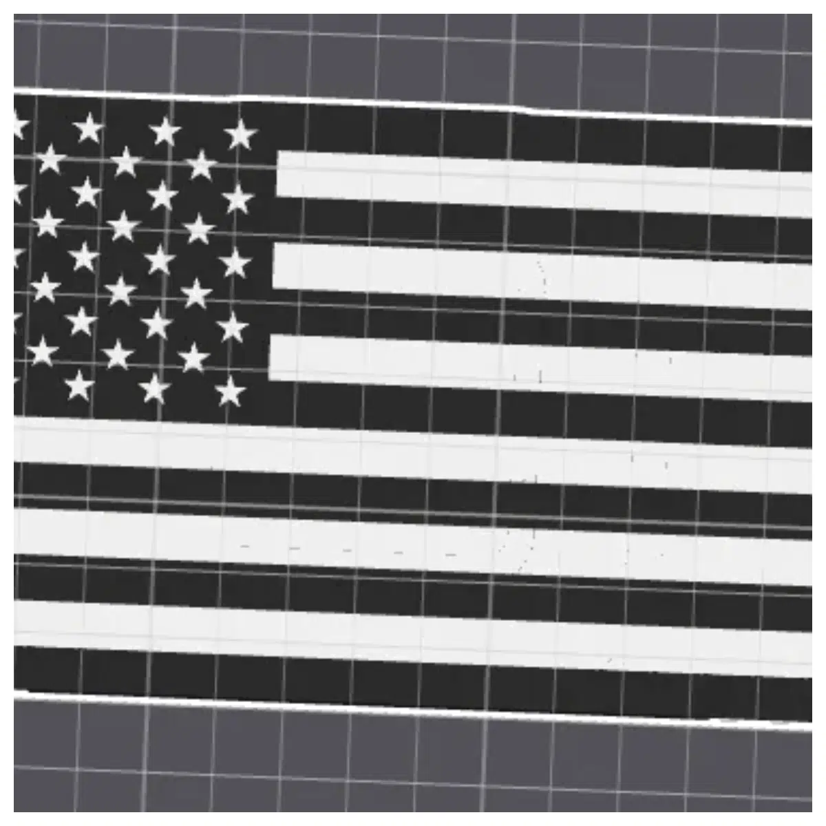 Explorer ST Tow Hook Cover American Flag Black White Car Trunk Decoration Explorer Parts