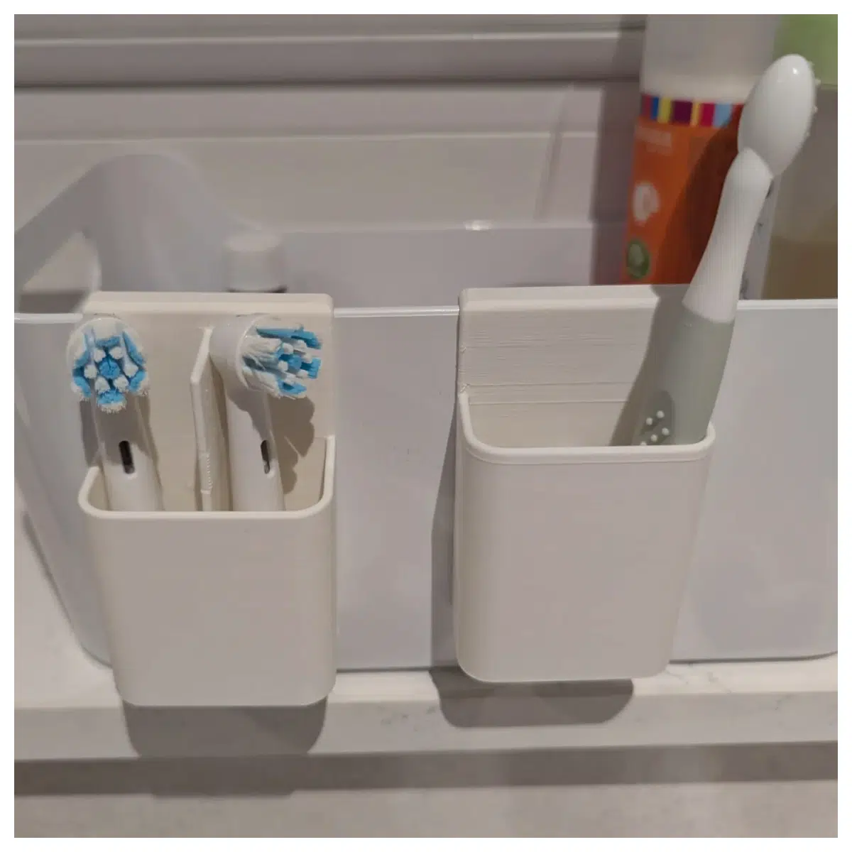 Toothbrush Holder Organizer Bathroom Shelf Toothbrush Stand Brushes Storage Home Organization Accessories