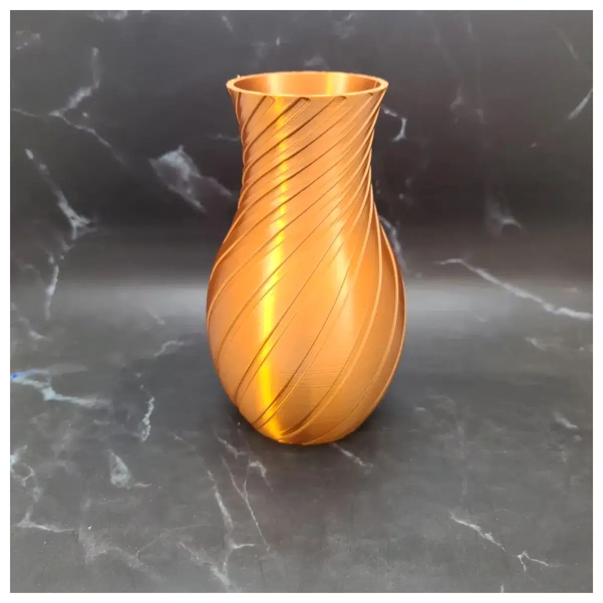 Warped Bronze Vase Modern Art Decor Copper Tone Sculpture Home Decoration Creative Gift Art Collection Abstract Vase