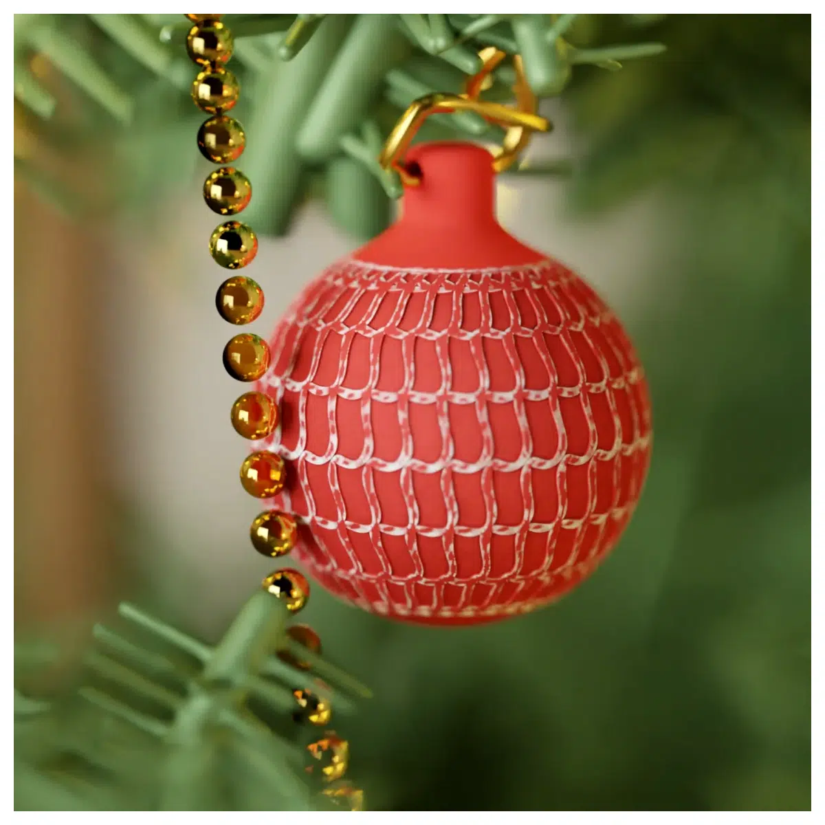 Wave Shaped Christmas Ornament Ocean Wave Decor Christmas Tree Decoration Holiday Ornament Festive Gift Christmas Display