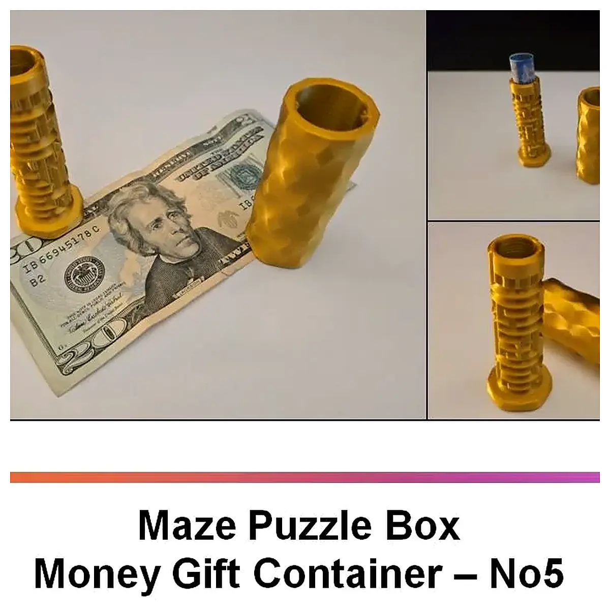 Maze Box Coin Gift Box No5 Multi Functional Puzzle Box Storage Container Unboxing Toy