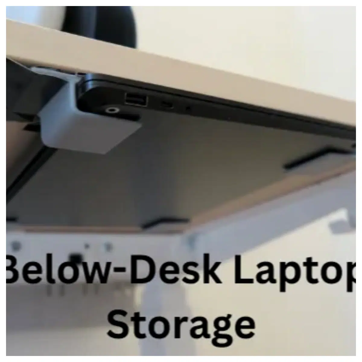 Desk Laptop Organizer Computer Storage Box Laptop Holder Desktop Storage Solutions Office Storage Accessories