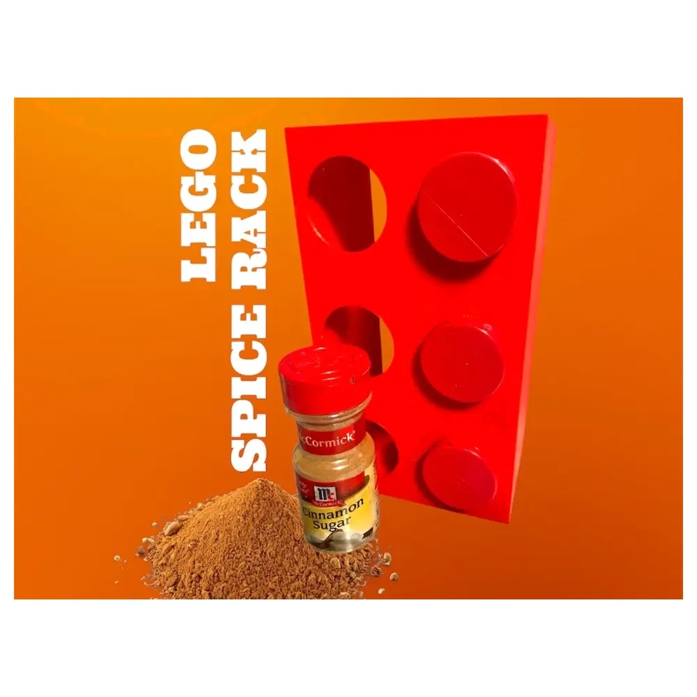 Building Block Spice Rack Toy Storage Organizer Model Building Accessories Toy Organizer Game Parts
