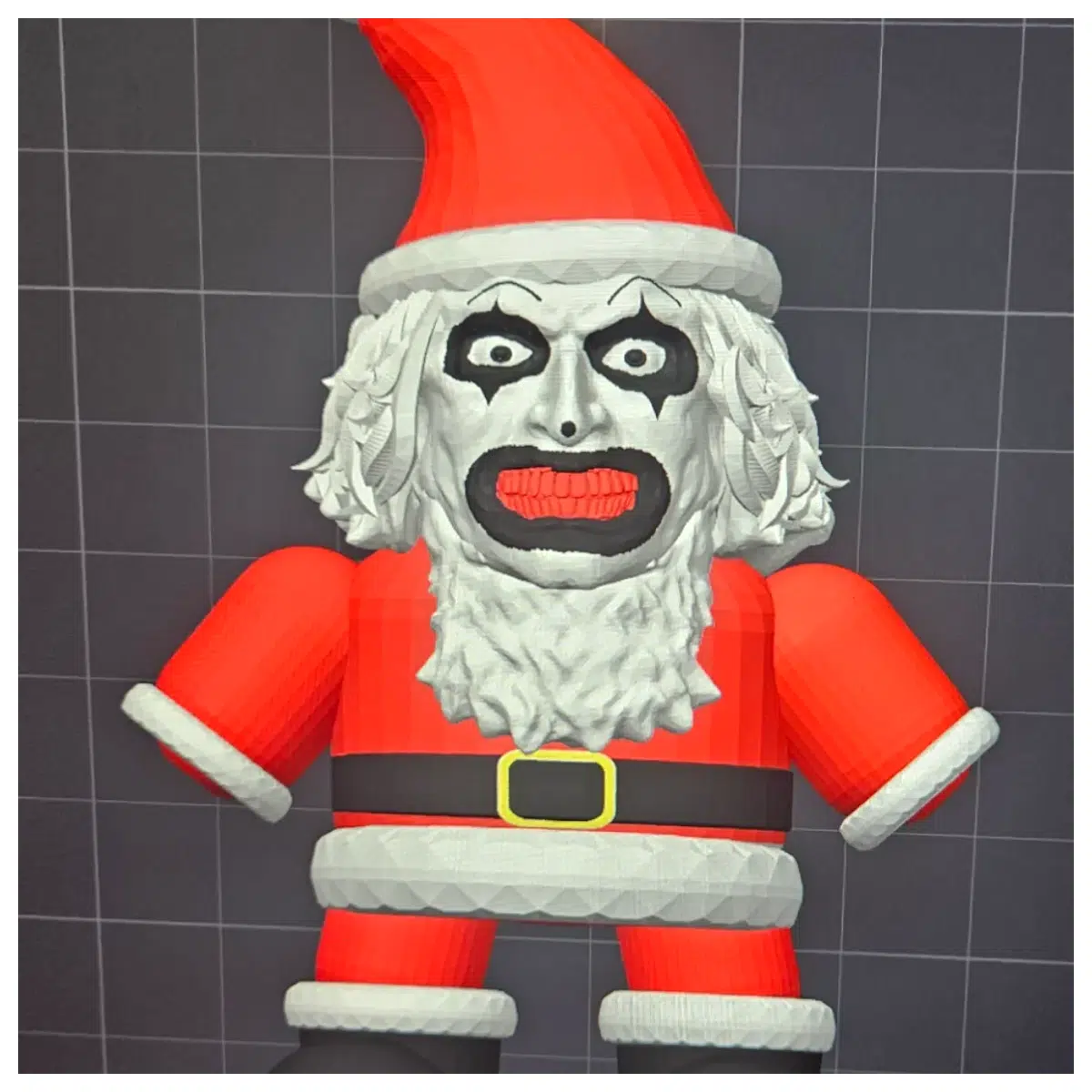 Santa Art Figure Holiday Decoration Christmas Ornament Party Supplies Toy Gift Santa Costume Image