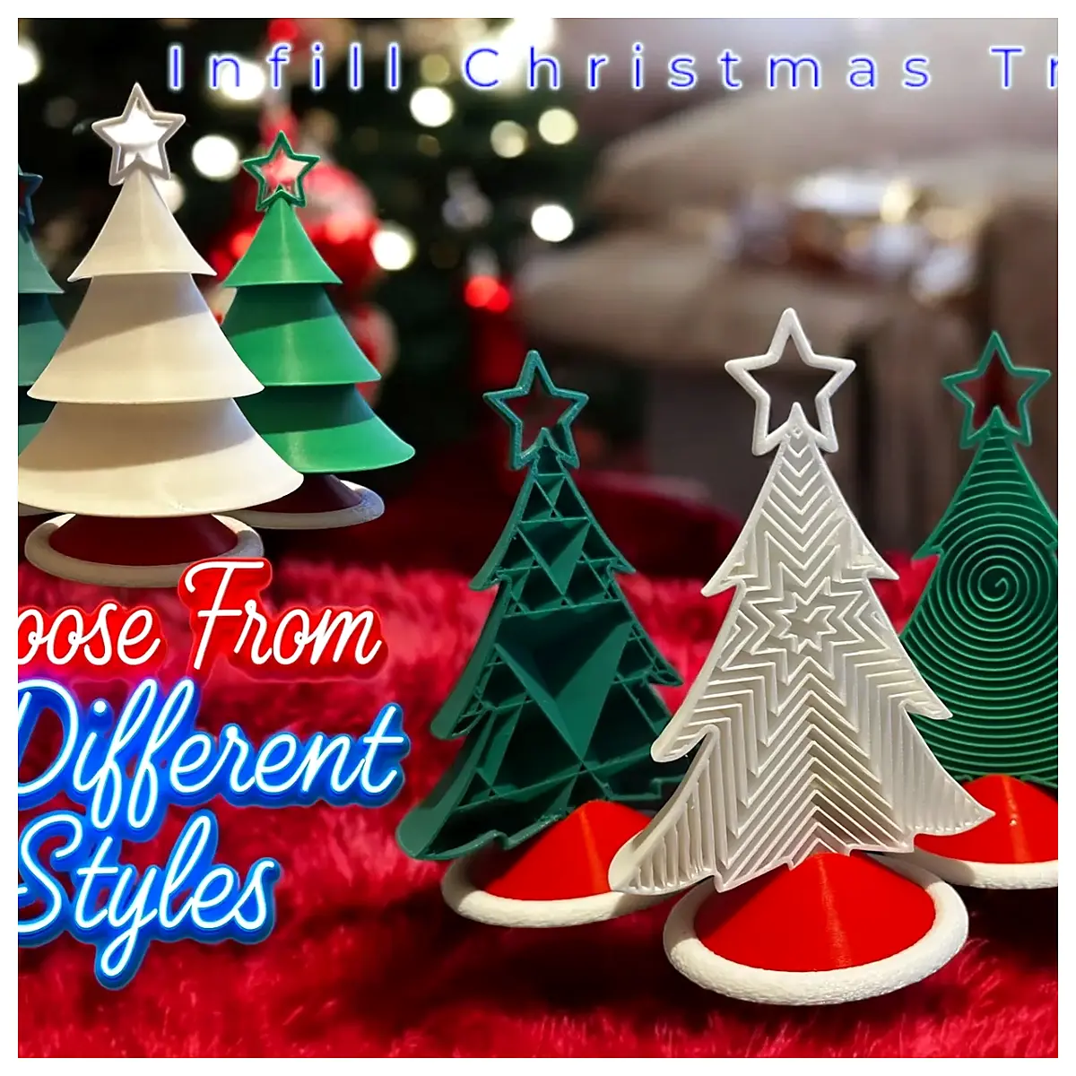 Fillable Art Christmas Tree Decorations Style Selection Festive Decor Tree ful Ornament