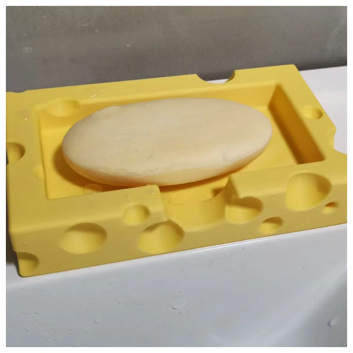 Cheese Soap Box Creative Gift Packaging Soap Organizer Home Decor Cheese Shaped Storage