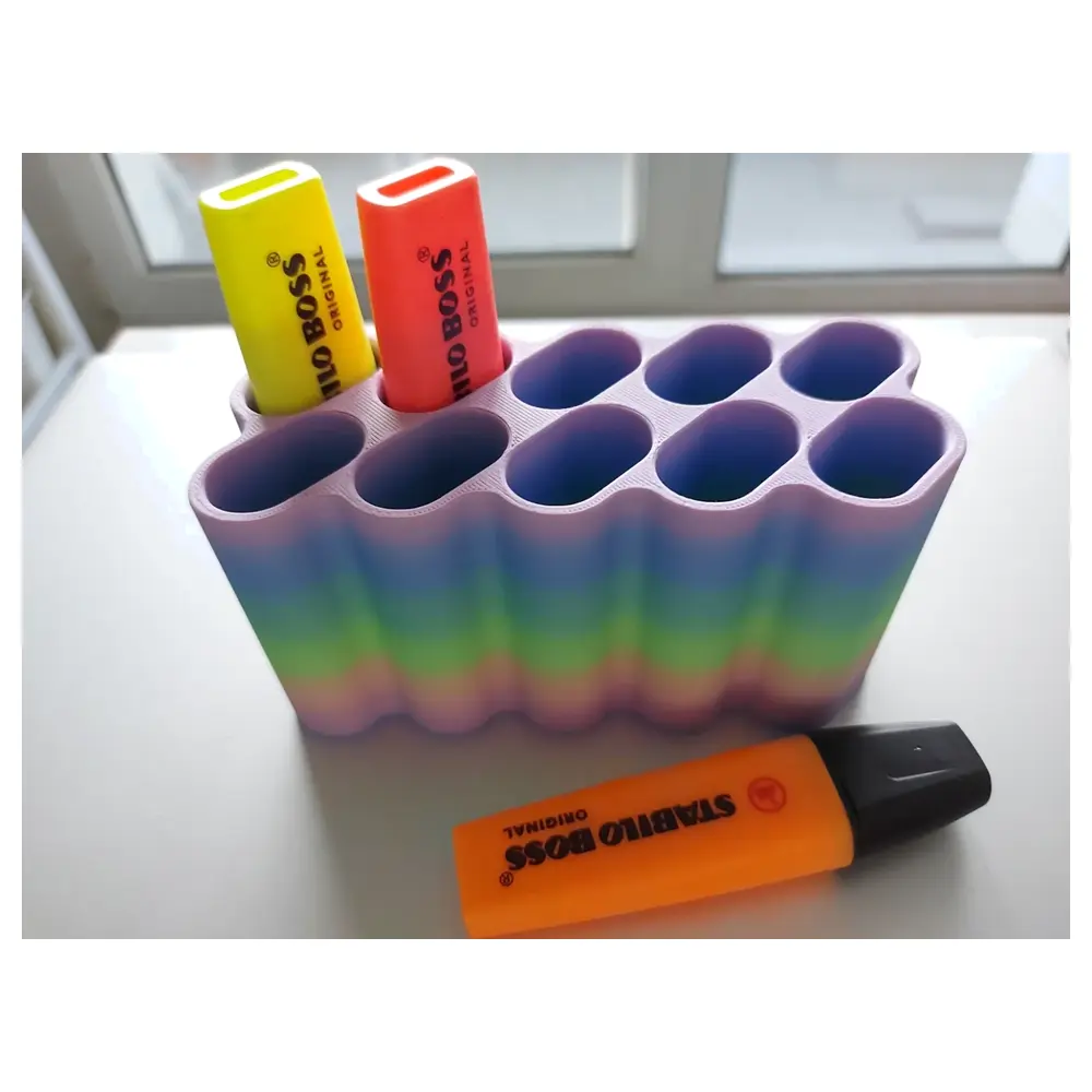 Fluorescent Pen Organizer Pen Holder Pen Case Pen Storage Fluorescent Pen Box Office Supplies