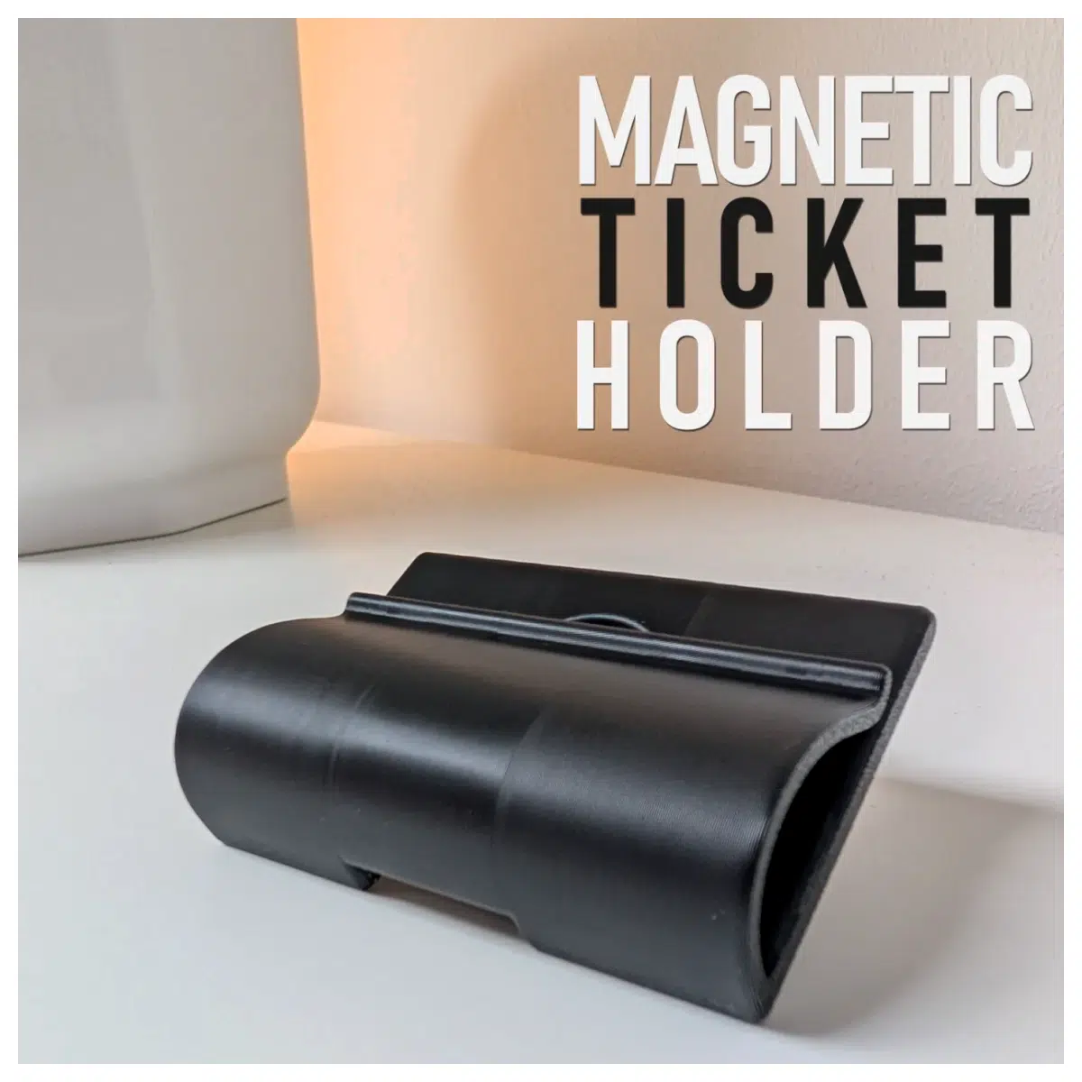 Magnetic Ticket Card Holder Card Retention Device Ticket Organizer Ticket Accessory Magnetic Card Case Event Ticket Parts