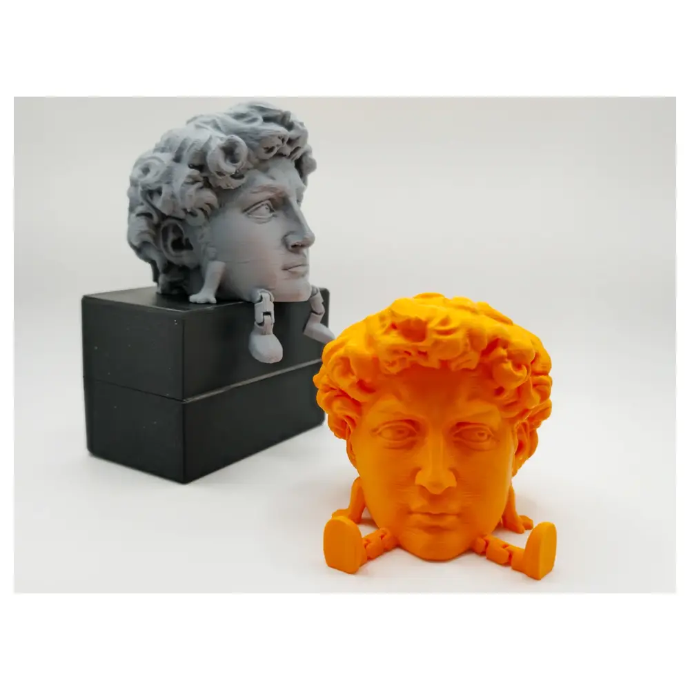 Posable Joints 3D Printed Figure Fun Head Model Printing Accessories Collectible Desktop Decoration