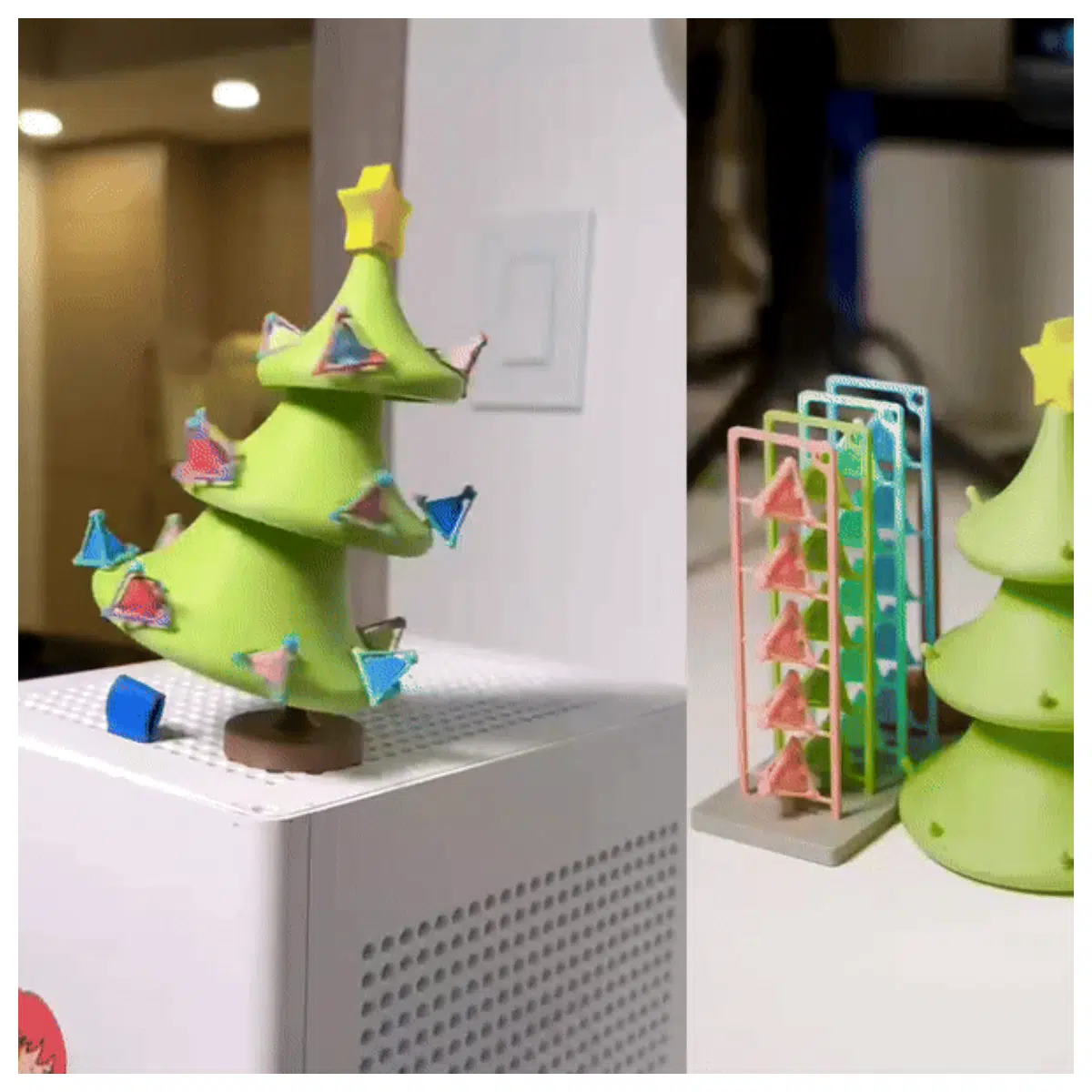 Christmas Tree Decoration Model Toy Christmas Gift Mobile Suit Model