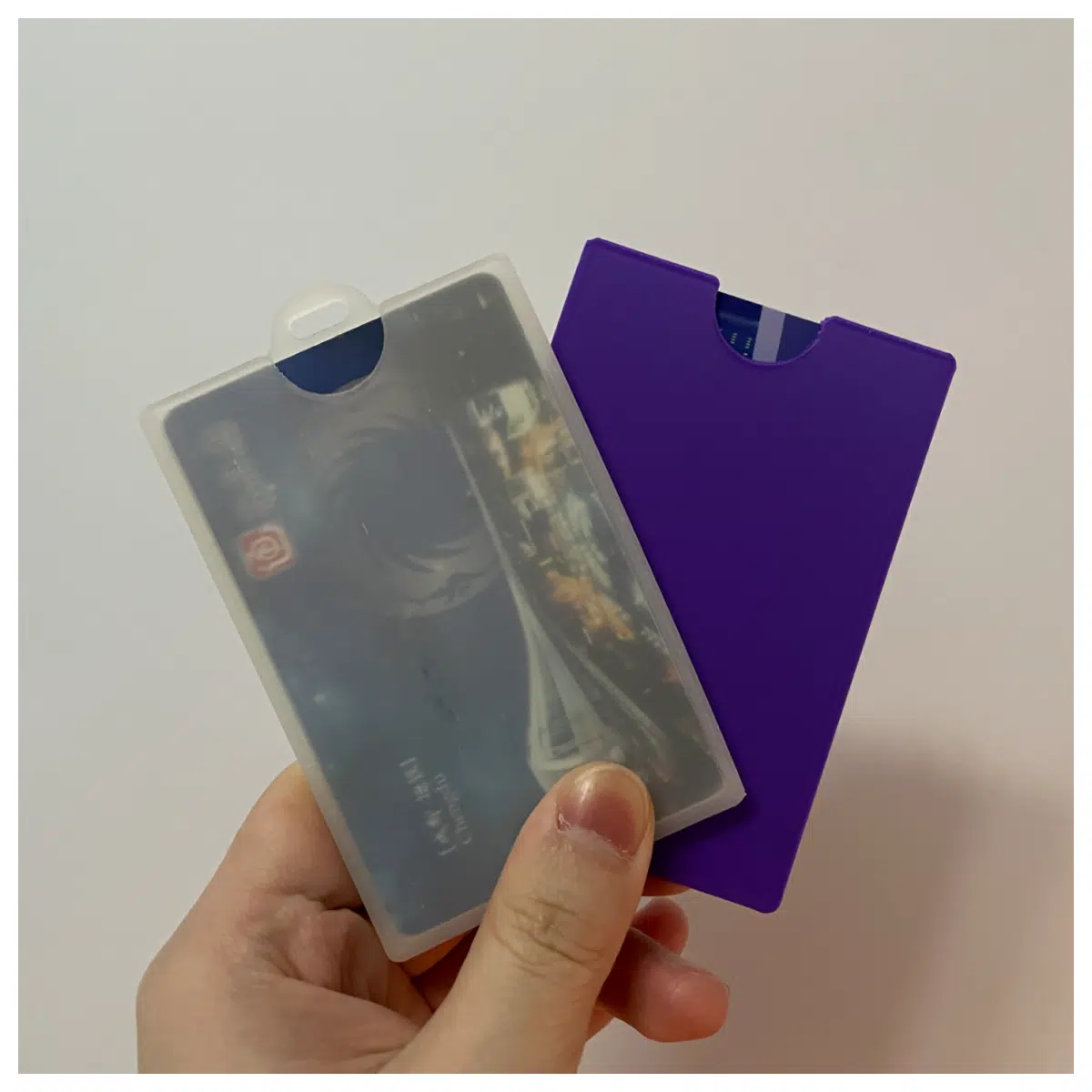 Transit Card Sleeve Protector Anti Jam Smart Card Case Phone Case Stand Wallet Protection Accessories