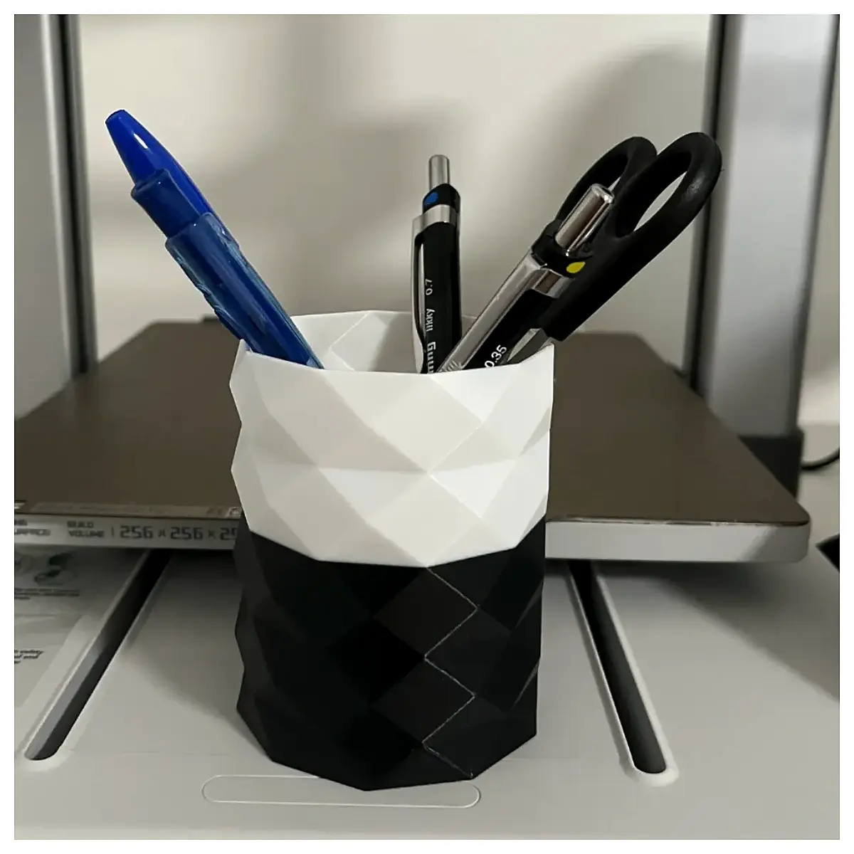 Double Geometric Pencil Case Geometric Box Pencil Holder Multi sided Pencil Case Student Gift Pencil Case Accessories