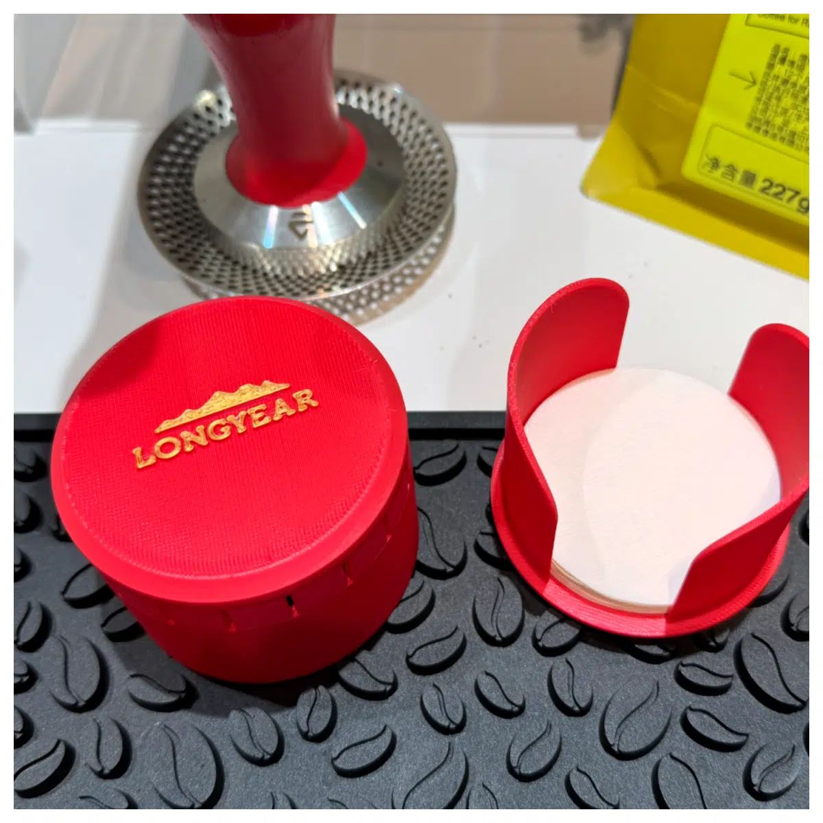 LONGYEAR58MM Filter Paper Box Filter Paper Coffee Brewing Filter Box Replacement Coffee Filter Accessories