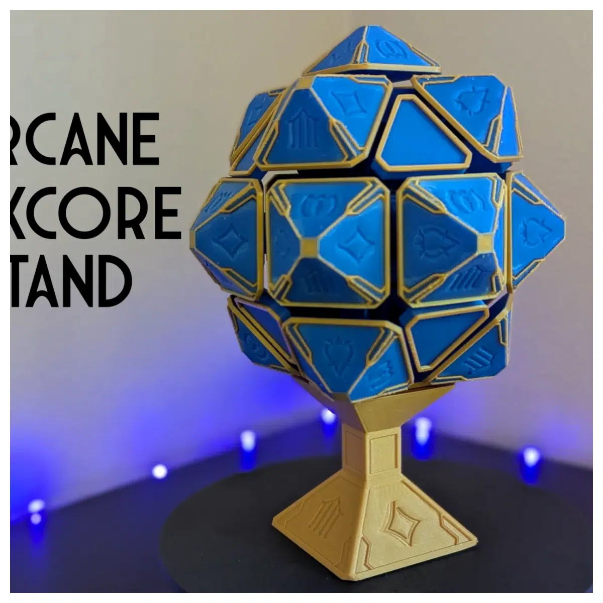 Mystic Hexagonal Core Stand Game Accessory Desktop Support PC Stand Cooling Optimization Core Stand