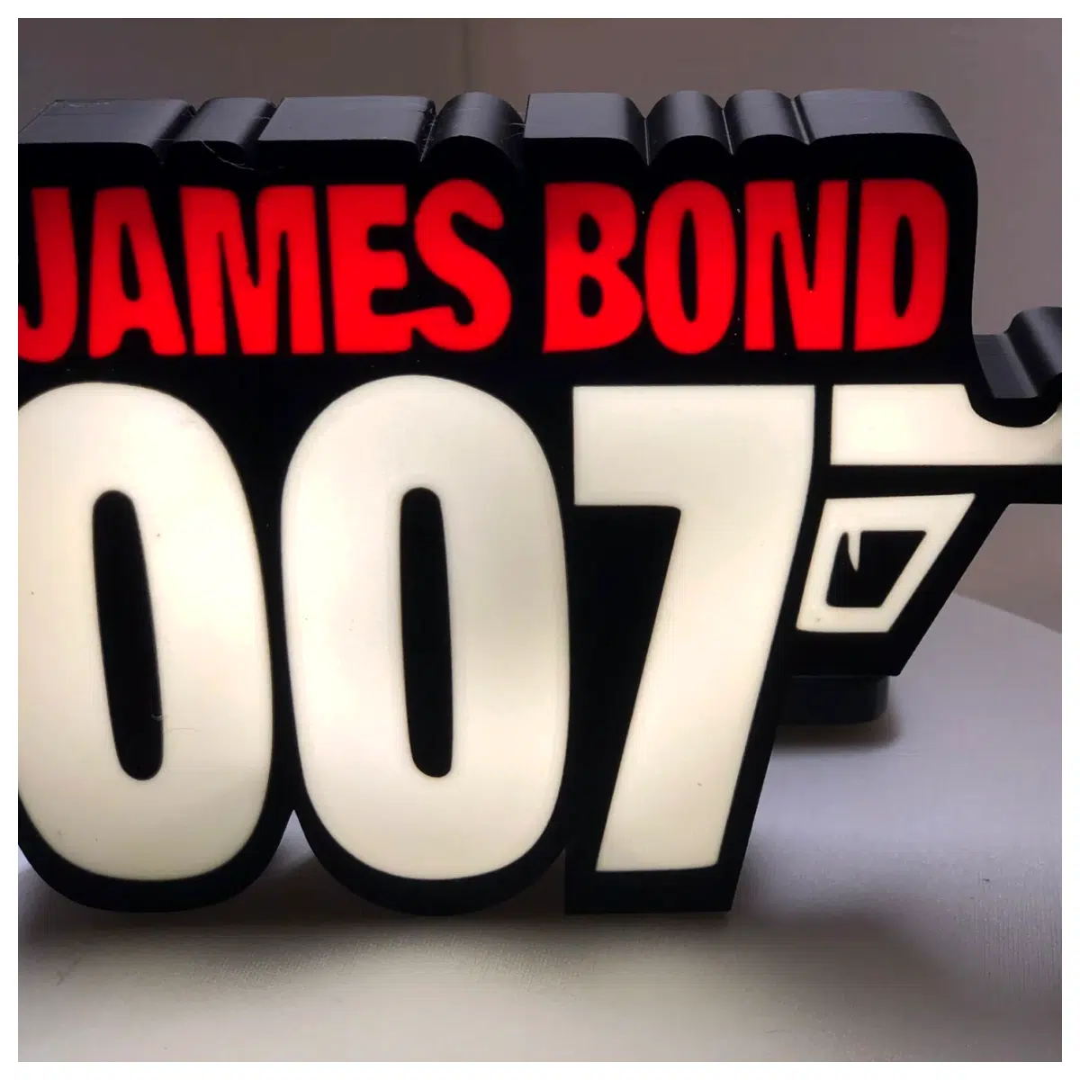 Bond 007 Projection Box V2 Movie Prop Poster Desk Decoration Collectible