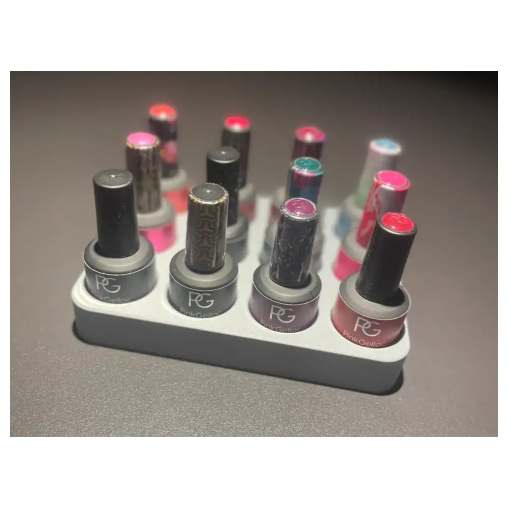 Nail Polish Organizer Gel Pink Remover Tool Nail Art Organizer Brush Set Applicator