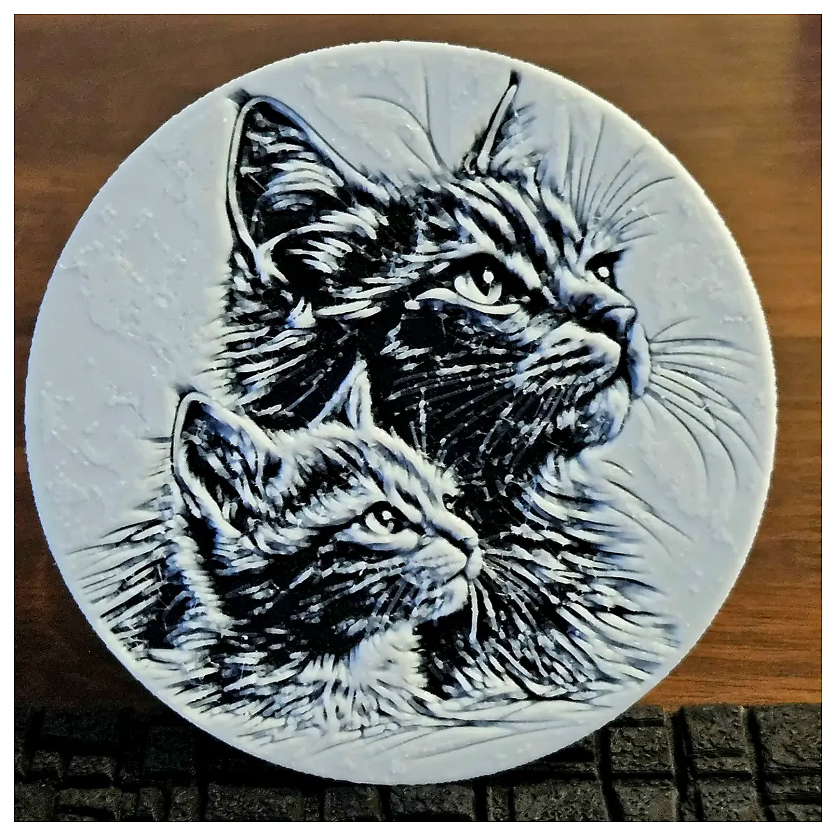 Cat Coasters Pet Cute Mats Cat Bowls Placemats Kitchen Mat Table Decoration Gift Ideas