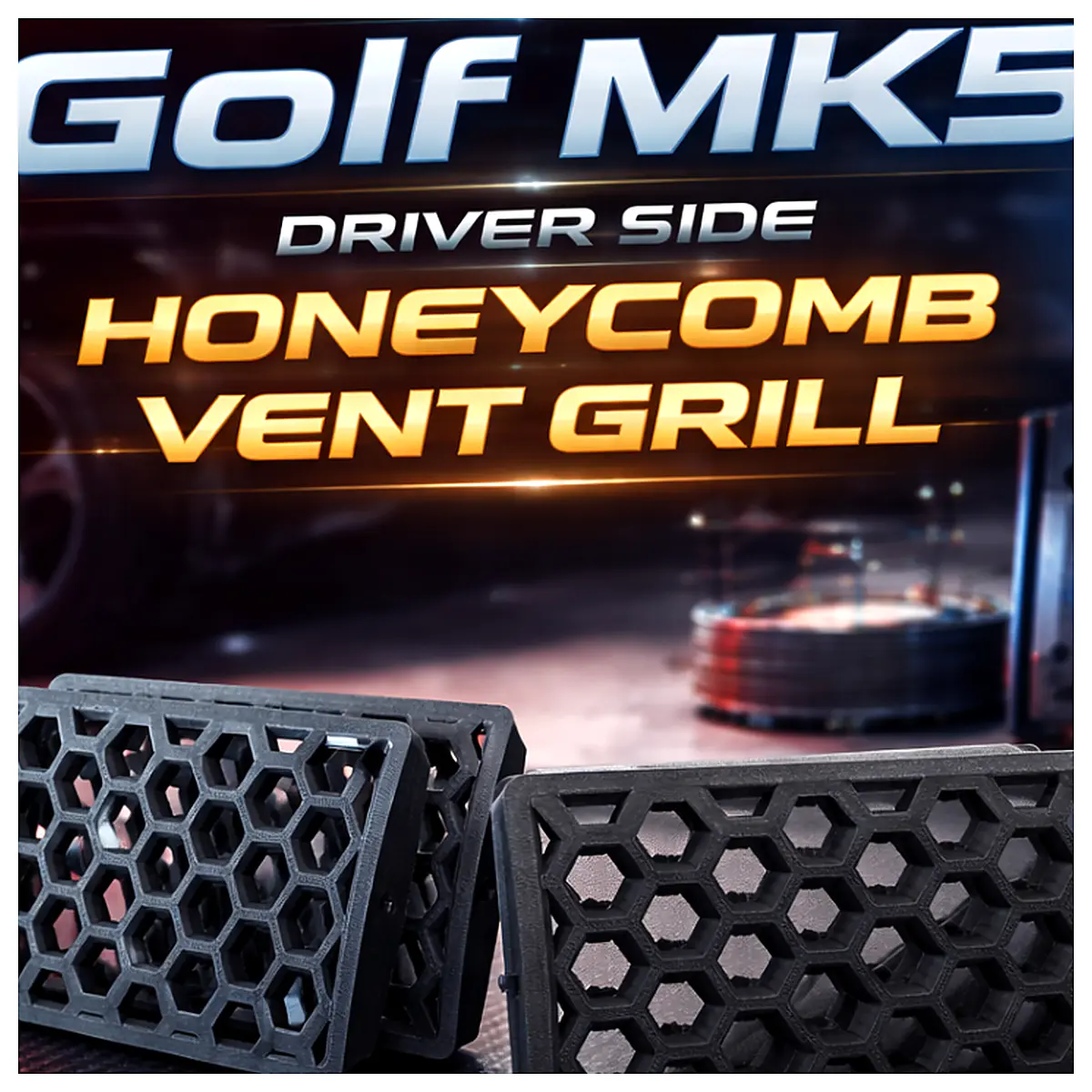 MK5 Honeycomb Ventilation Grille Cooling Side Panel Repair Parts