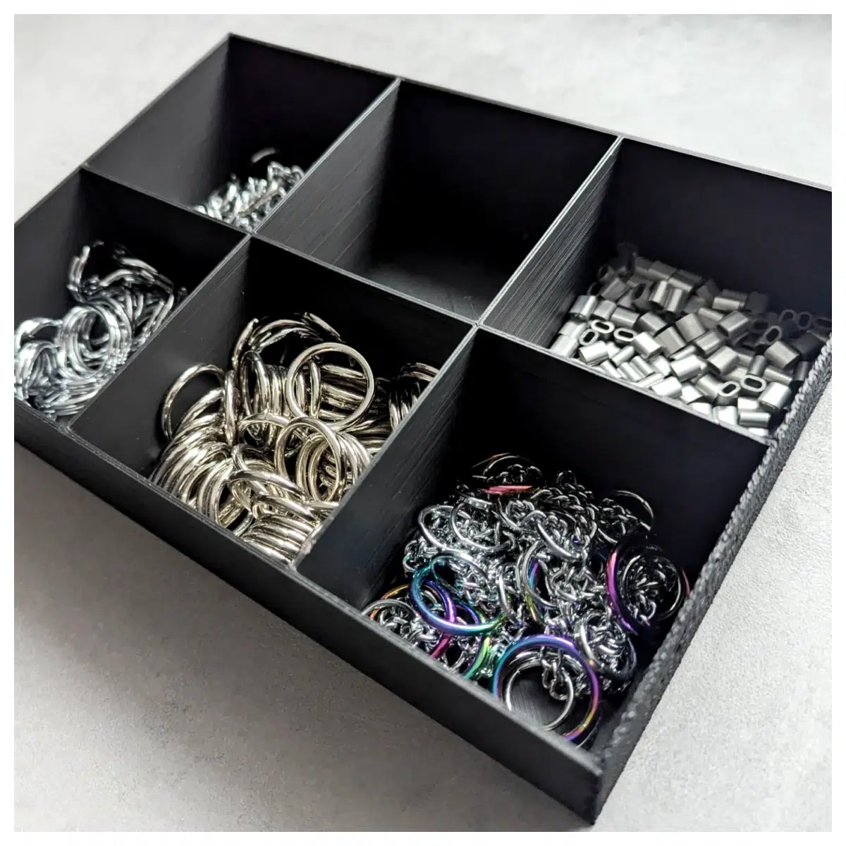 Six Compartment Organizer Desktop Storage Box Multi Function Classification Shelf Kitchen Bathroom Storage Home Organization Tool Storage Box