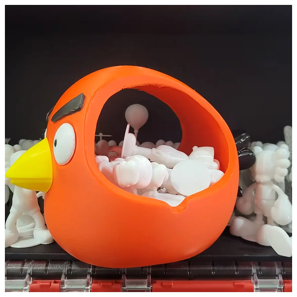 Storage Box Toy Organizer Large Capacity Print Toys Split Edition 250mm Support Universal Storage