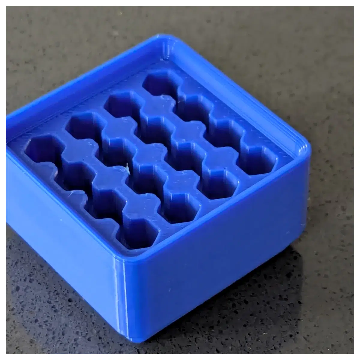 1x1 Hex Storage Box Grid System Desk Organizer Tool Parts Storage Space Optimization Gridfinity