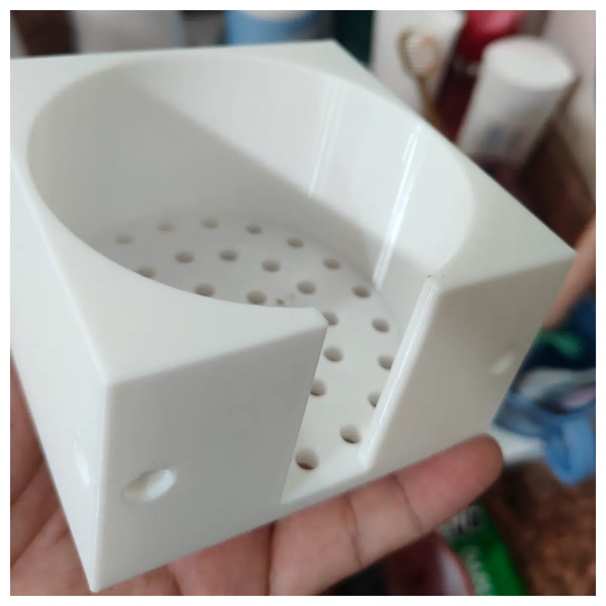 Face Basin Organizer Bathroom Washbasin Storage Box Face Basin Cleaning Supplies Holder Multi Compartment Organizer