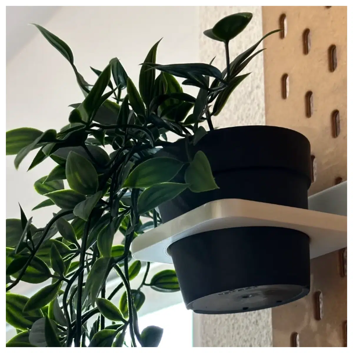 FEJKA Skadis Plant Stand Indoor Flower Pot Stand Desktop Plant Holder Green Plant Support Modern Display Stand
