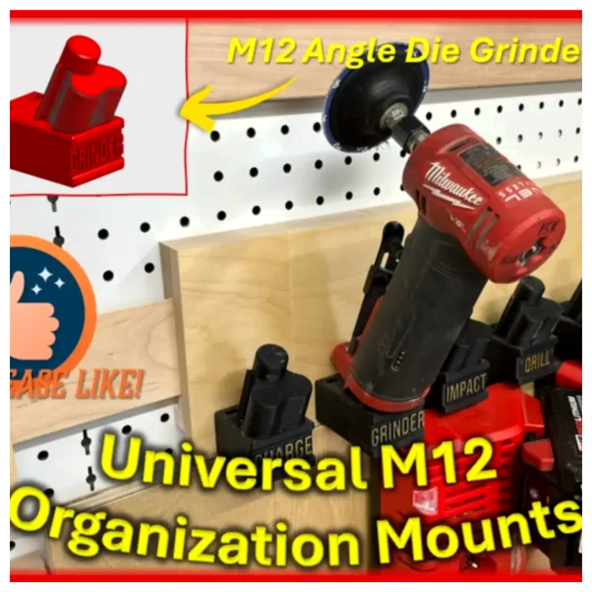 M12 Grinder Stand UMOS Grinder Clamp Grinding Fixation working Accessories M12 Stand