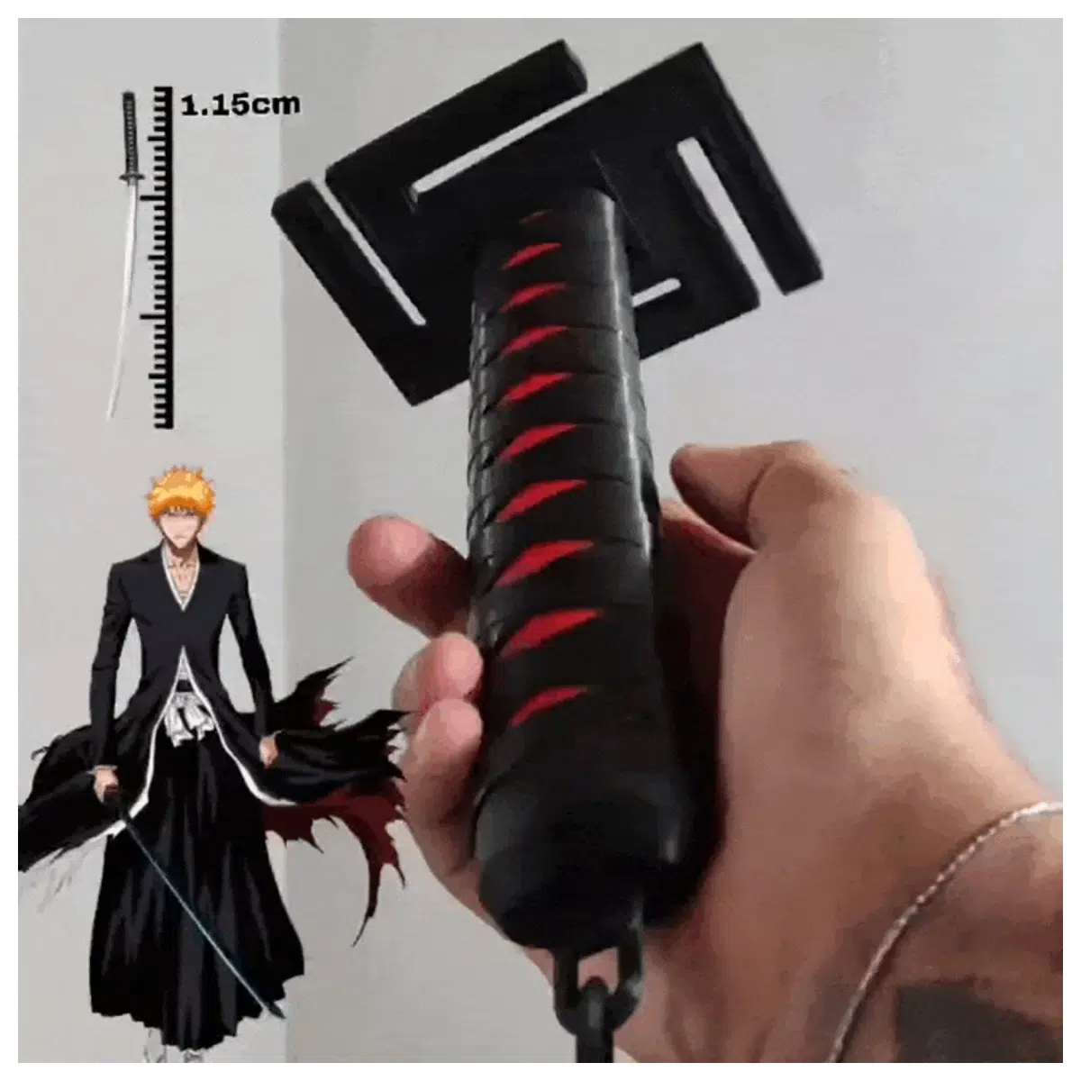 Rukaki Ichigo Blade Repair Maintenance Replacement Parts Bleach Accessories Sheath Protection Case