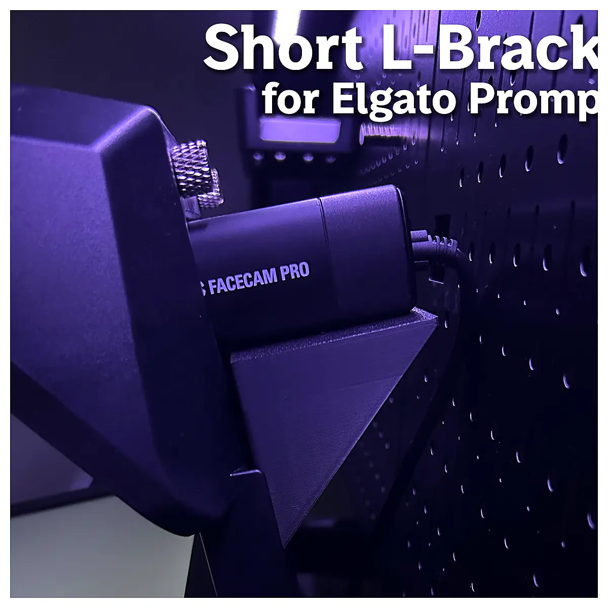 Elgato Monitor Arm L Shaped Computer Monitor Stand Desk Mount Accessory Parts Computer Accessories