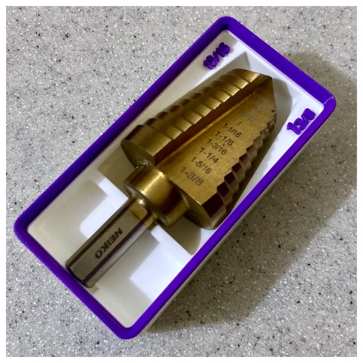 Neiko 10188A Step Drill Gridfinity Storage Box Assembly Tool Organizer DIY Parts Storage Solution