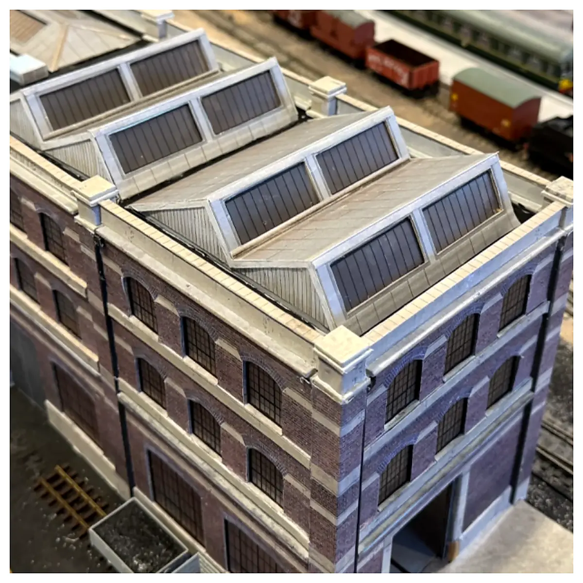 Scale Scenes OO Scale Roof Edge Components Model Railway Accessories Warehouse Diorama Parts