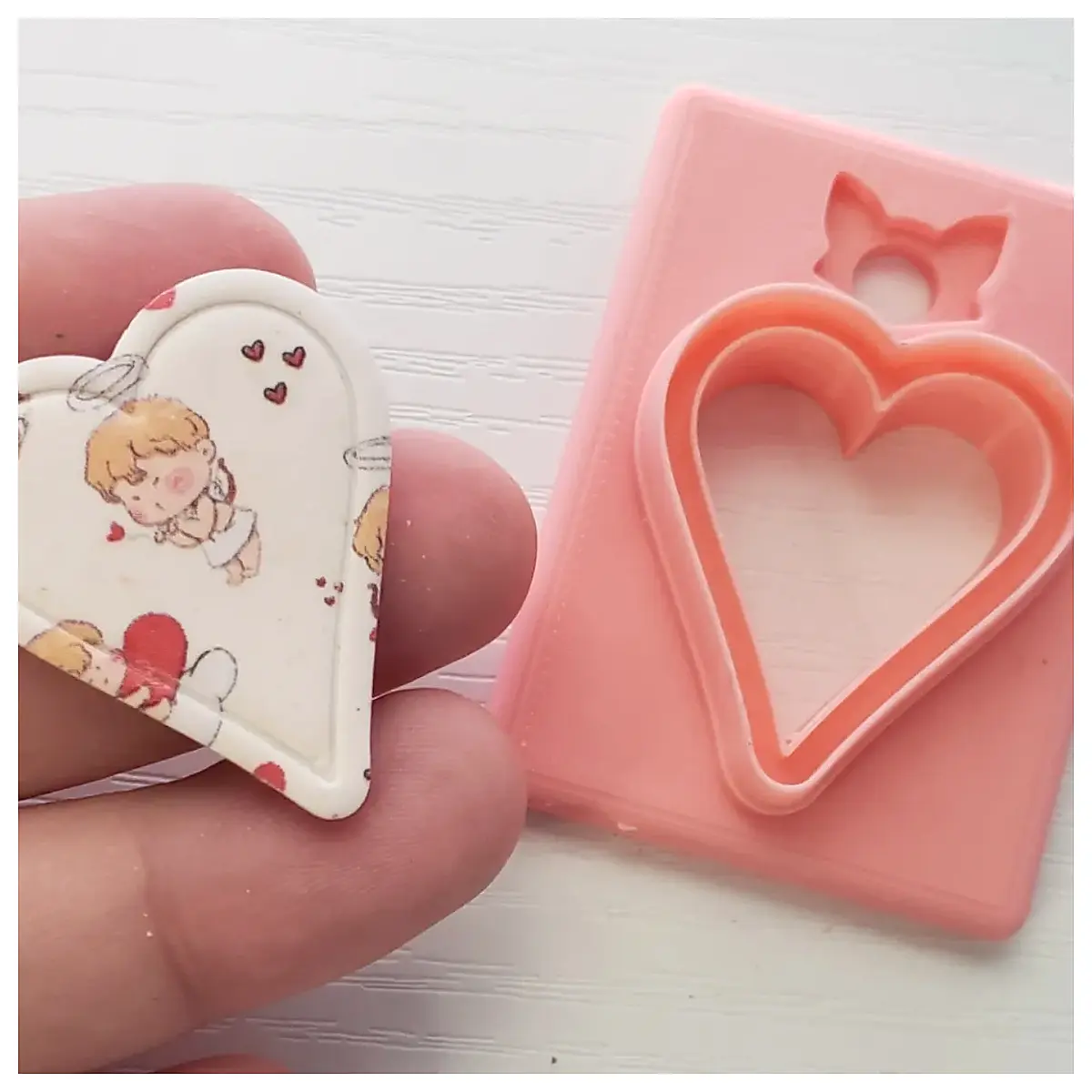 Angular Photo Frame Cutter Shaped Polymer Clay Earring Tool Sculpting Accessories Multi Functional