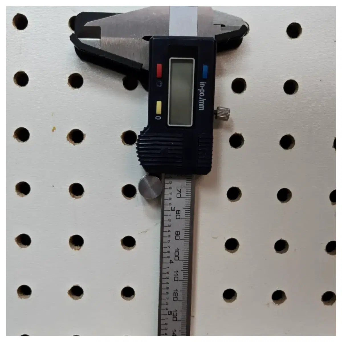 Caliper Stand PegBoard Clamp Measurement Tool Support Bracket Fixation Precision Measurement Platform Measurement Accessories