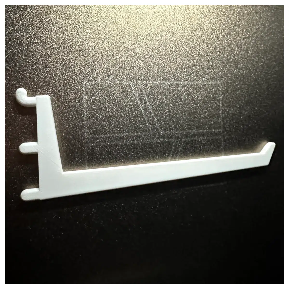 254mm Round Hole Long Hook Wall Mounting Hanging Accessory Industrial Parts Pegboard Hardware