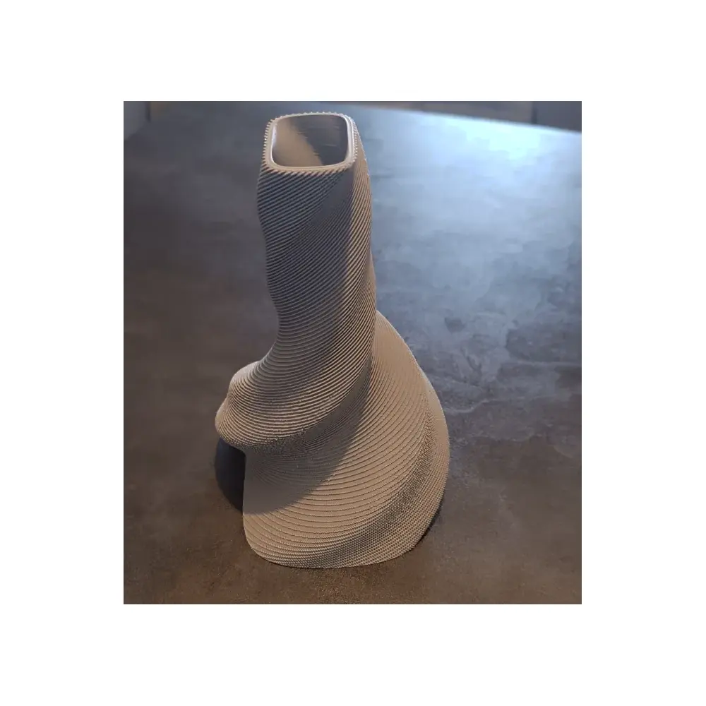 Serpentine Vase Decor Art Sculpture Collection Ceramic Art Modern Classic Sculpture