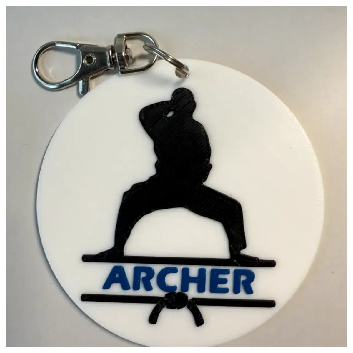 Martial Arts Keychain Personalized Sport Bag Accessory Fitness Gear Key Ring Training Accessories Martial Arts Supplies