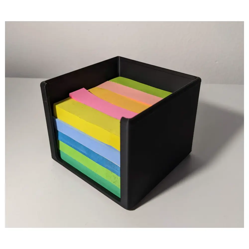 Sticky Note Holder Organizer Desk Storage Paper Rack Filing Cabinet Accessories Stationery Supplies